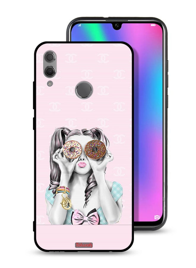 Tolwak Honor 10 Lite Protective Case Cover Holding Two Donuts - Image 1