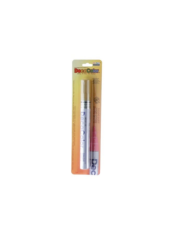 UCHIDA 300-C-GLD Marvy Deco Color Broad Point Paint Marker, Gold, 7.25 x 1.88 x 0.5 - Image 1