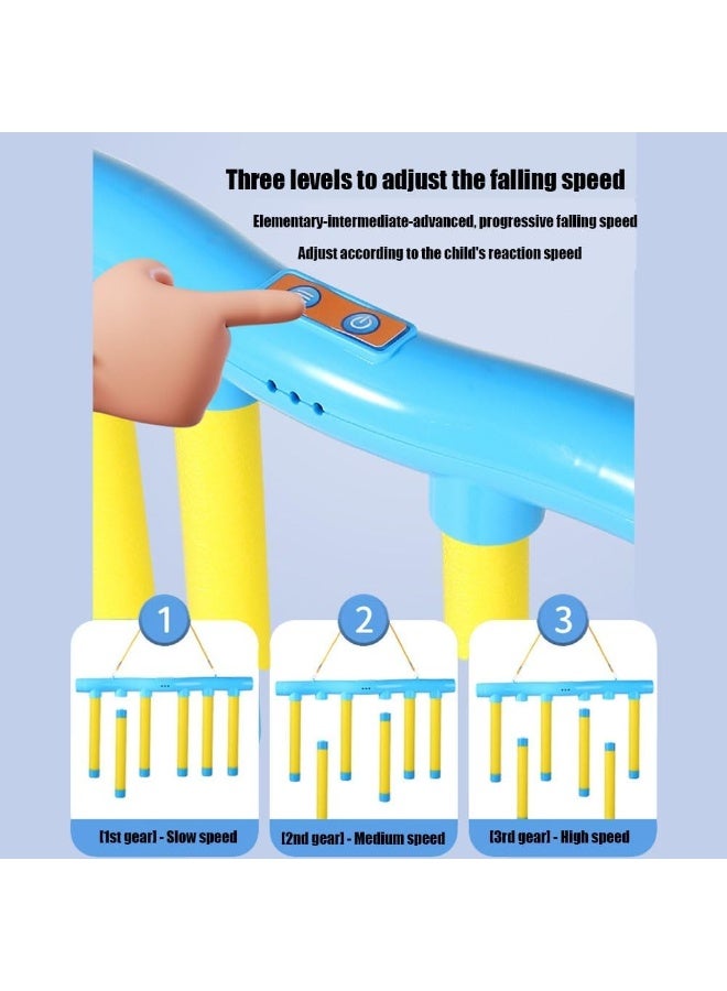 Soofam Catch the Stick Game, Upgrade Reflex Drop Sticks Challenge Game, Coordination Training Toy, Hand Eye Coordination Reaction Training Toy, Falling Catching for Kids Adults(Green crocodile,Remote Control - Image 5