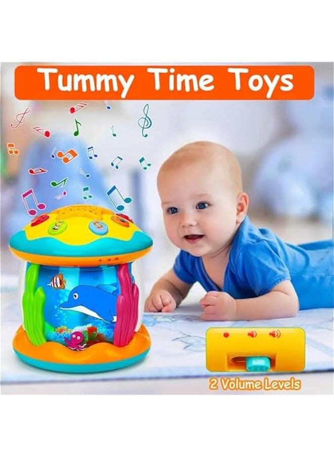 HOOKOR PYEBE Baby Toys 6 to 12 Months 4 in 1 Musical Projector Rotating Tummy Time Learning Light Up Infant Baby Toys 1 2 3 Year Old Boy Girl Kid Gifts  - Image 4