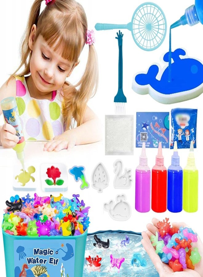 Amitasha 3D Water Spirit Magic Art ELF Craft Kit Water Gel Toys Mould Jelly Activity Fun Educational Soft Squeeze Birthday Gift for Boys Girls - Image 1