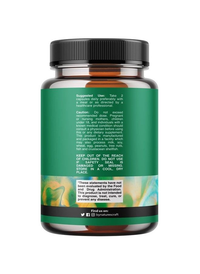 Natures Craft - Extra Strength Diindolylmethane DIM Supplement - 300mg DIM Complex Men and Womens Hormone Balance Supplement with DIM SGS and Calcium D-Glucarate - Herbal DIM Supplement for Men and Women (30 SVG) - Image 1