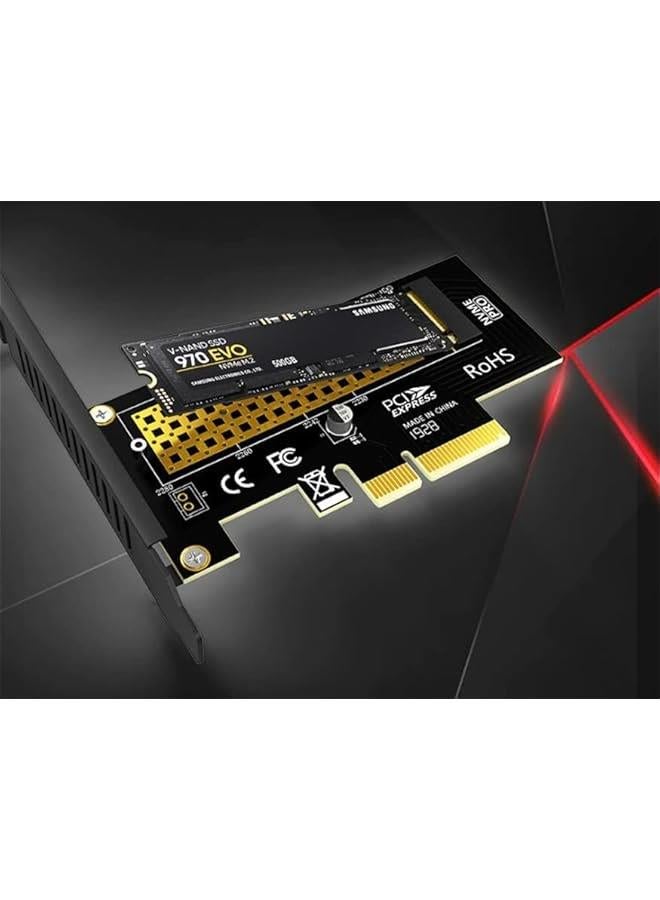 موكسو طاقة توسعة محول M.2 NVMe NGFF SSD Hard Drive إلى PCIe 4.0 مع مؤشر LED للإشارة 2280 2260 2242 2230 - Image 3