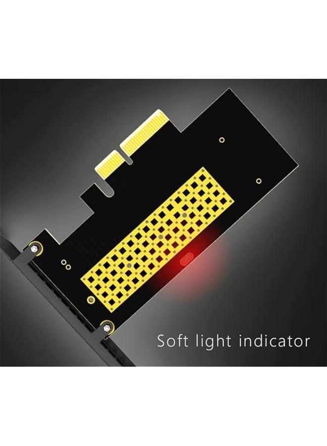 موكسو طاقة توسعة محول M.2 NVMe NGFF SSD Hard Drive إلى PCIe 4.0 مع مؤشر LED للإشارة 2280 2260 2242 2230 - Image 4