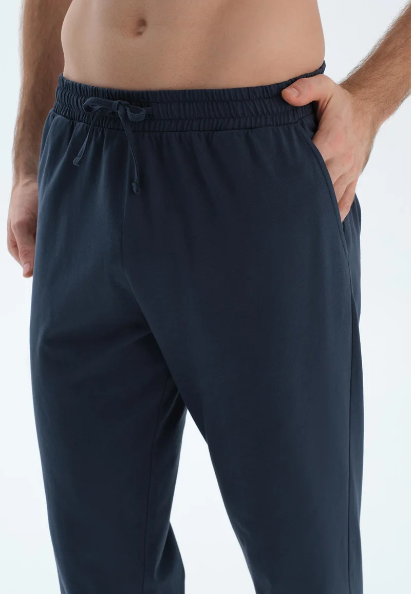dagi  Regular/Classic Fit T-shirt & Trousers Pajama Sets Crew Neck Cotton Sleepwear for Men | Best Price UAE