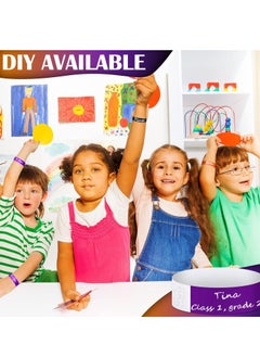 Oasisgalore 600 Neon Waterproof Paper Wristbands for Events, Parties, Festivals, Concerts, Fairs  - Image 4