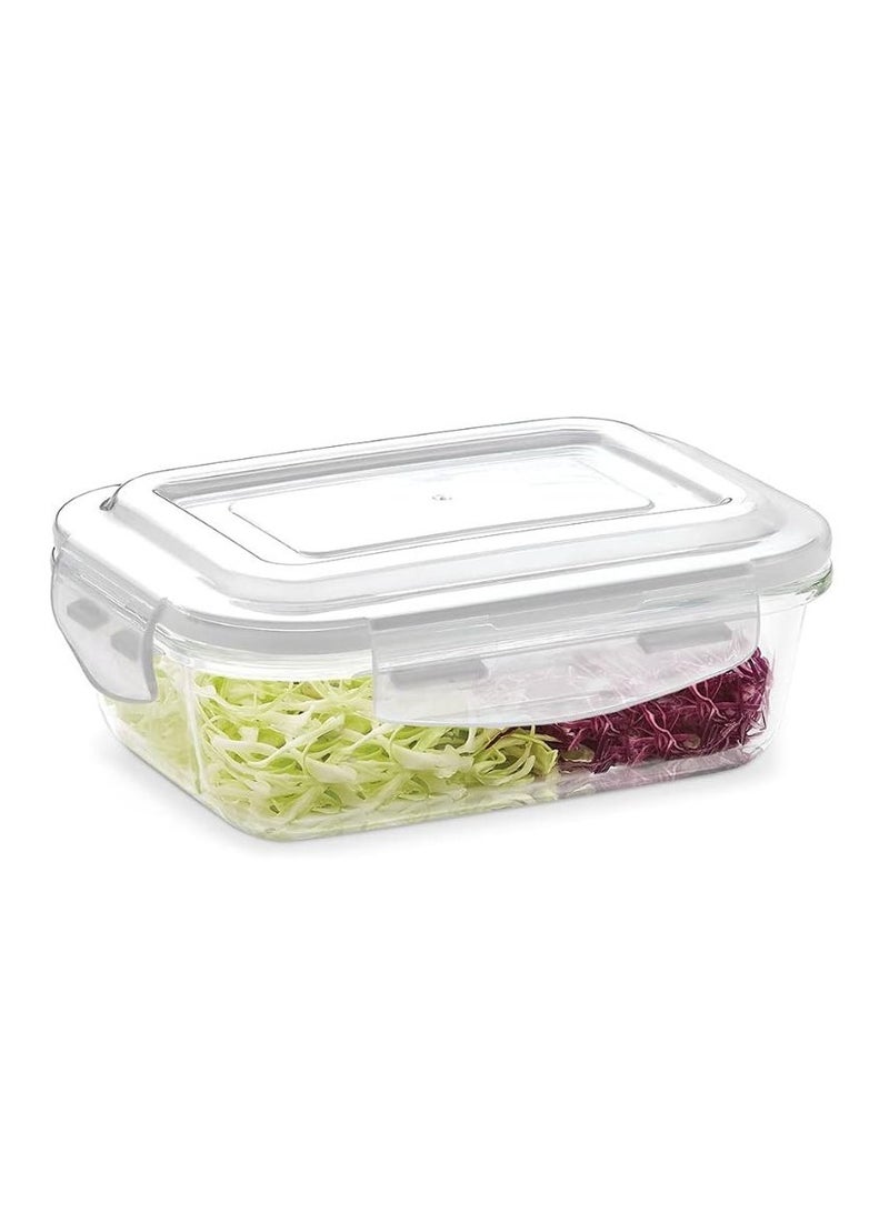 Rectangular Glass Container, Airtight & Leak-Proof, Microwave/Oven/Freezer Safe, 1.04L