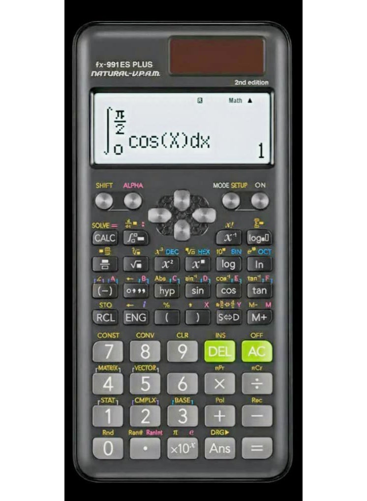 آلة حاسبة علميةFx-991 Es اسود - Image 2
