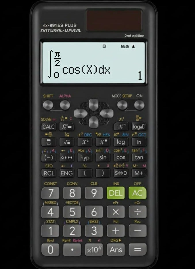 Fx-991ES Scientific Calculator Black - Image 2