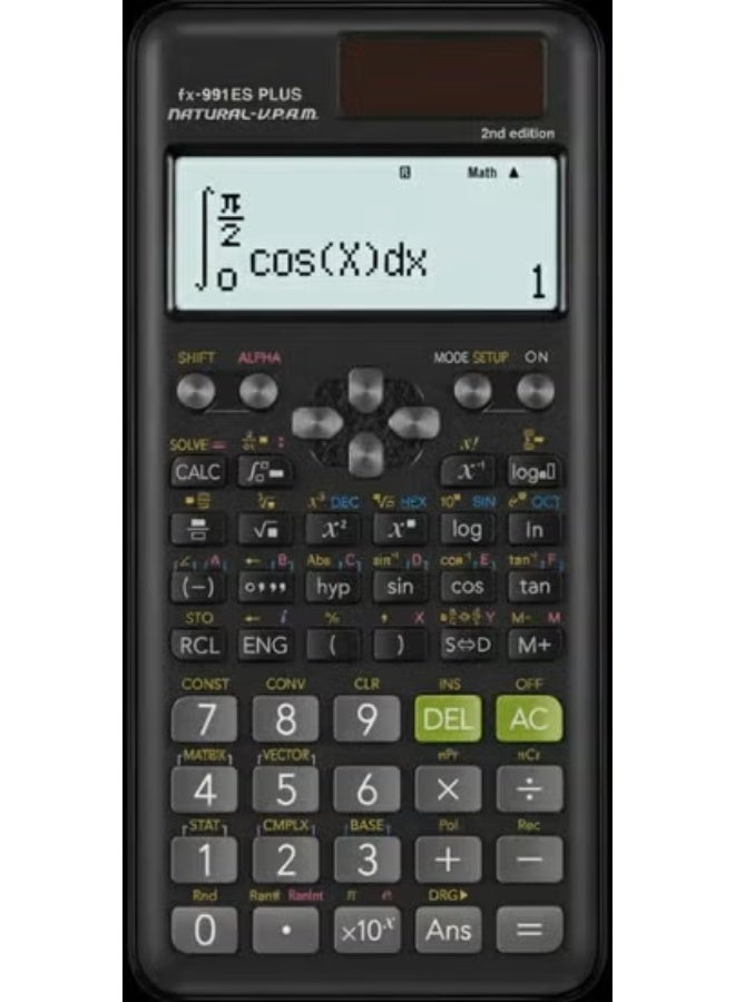 Fx-991ES Scientific Calculator Black - Image 1