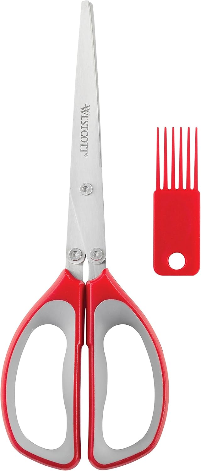 Westcott 8 All Purpose Shredder Scissor Red - Image 3