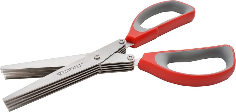 Westcott 8 All Purpose Shredder Scissor Red - Image 2