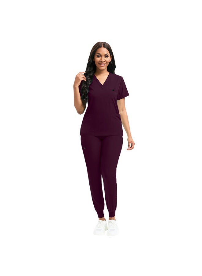 NIBEMINENT ملابس العمل الجراحية لغرفة العمليات - ملابس الأطباء وأطباء الأسنان - مجموعة ملابس الجراحة - ملابس طبية لغرفة العمليات - Image 1