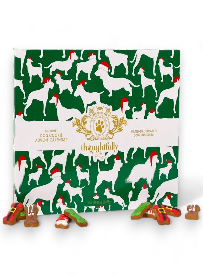 Thoughtfully Pets, 24 Days of Christmas, Dog Advent Calendar 2024, Individually Wrapped Gingerbread Flavored Christmas Dog Treats in Bone Shapes, Set of 24 - Image 3