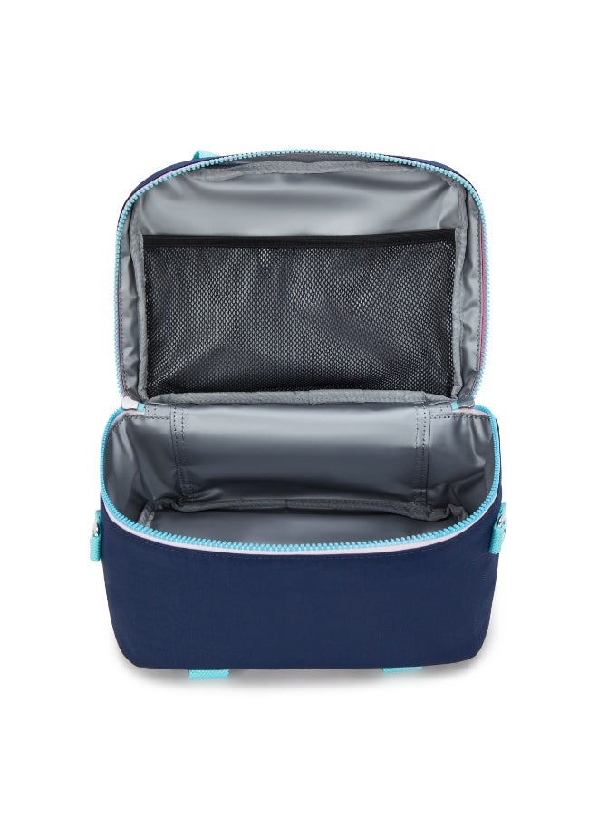 kipling Miyo Kids Insulated Medium Lunch bag with Trolley Sleeve, 8L, 0.26 kg  - Resort Navy (Mixed Colors)  - Image 2