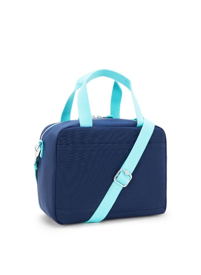 kipling Miyo Kids Insulated Medium Lunch bag with Trolley Sleeve, 8L, 0.26 kg  - Resort Navy (Mixed Colors)  - Image 4