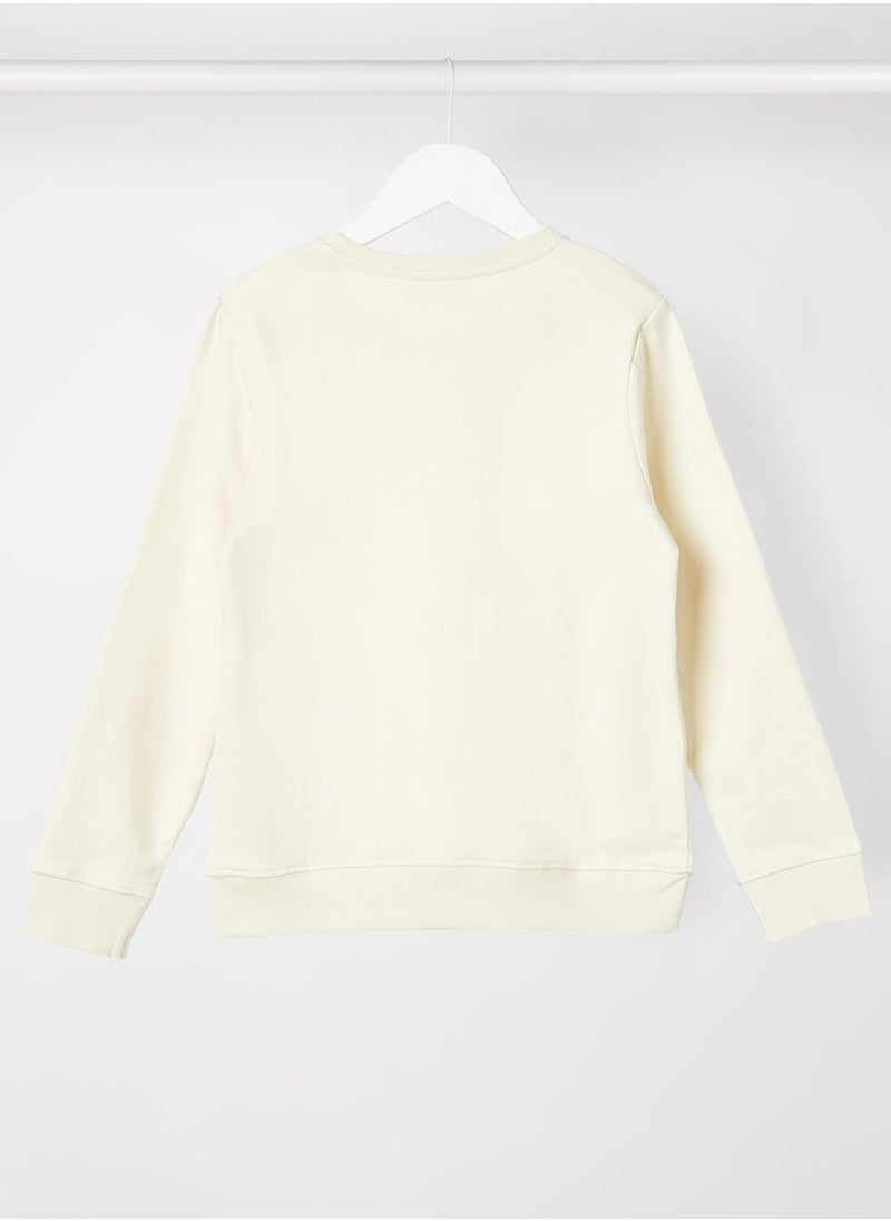 NAME IT - Kids Slogan Print Sweatshirt - Image 1
