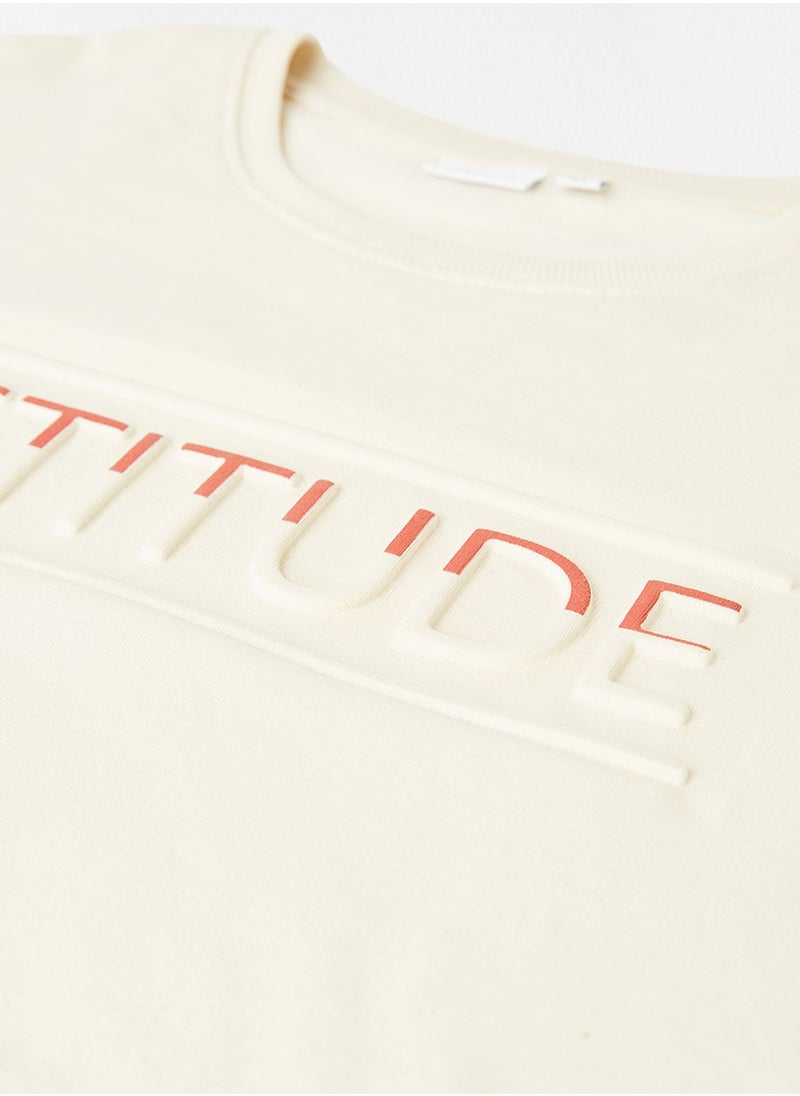 NAME IT - Kids Slogan Print Sweatshirt - Image 1