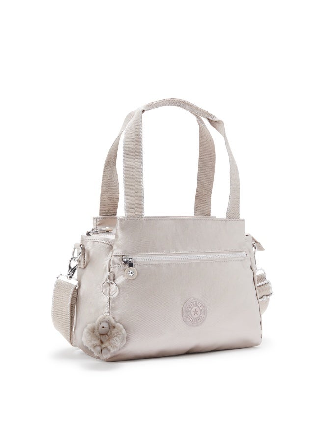 kipling Elysia Medium Shoulder Bag Metallic Glow - Image 4