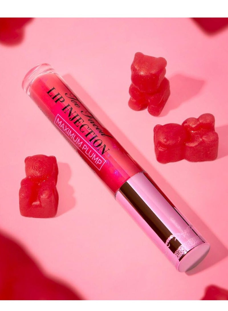 Too Faced Lip Injection Maximum Plump Extra Strength Lip Plumper Gloss | Hydrating + Plumping, 0.14 fl. oz. 05-Yummy Bear - Image 2