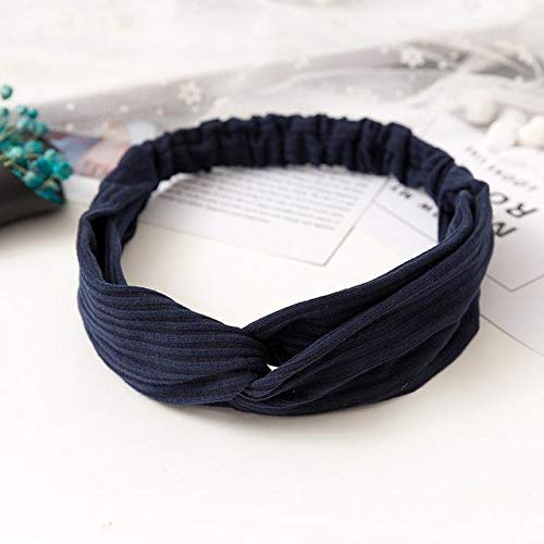 FAVELA Soft Fabric Headbands for Women | Criss Cross Turban Korean Knotted Boho Stretchy Headwrap Scarf Headwrap Bandana | Workout Head Wraps | Stylish Hair Accessories for Girls, Assorted (Set of 4) - Image 4