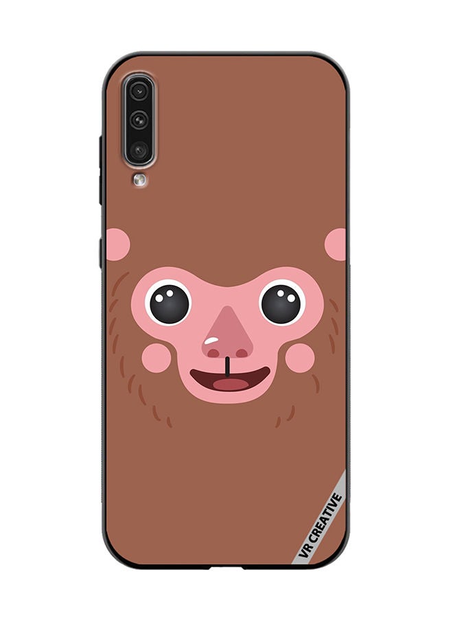 VR CREATIVE Protective Case Cover For Samsung Galaxy A70/A70s Monkey Cartoon Face Design Multicolour - Image 1