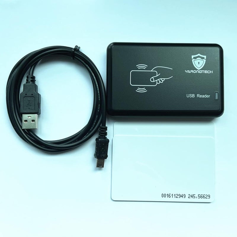 YARONGTECH 125khz USB RFID Reader EM4100 Desktop id Card Reader (8H) - Image 1