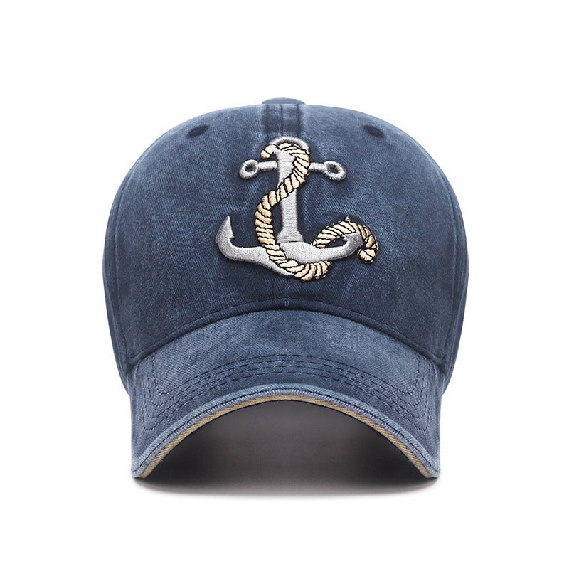 New Coated Washed Distressed Baseball Cap Unisex Casual Soft-Top Sun Hat Trendy Black - Image 5