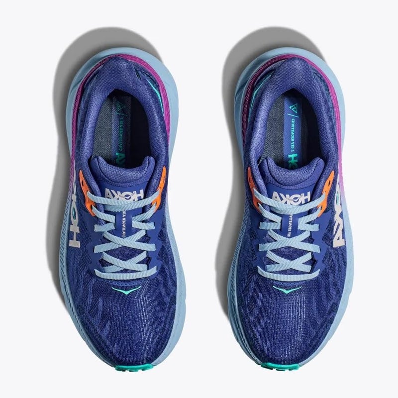 Hoka Women's Challenger 7 Sneaker, Evening Sky/Drizzle, 7.5 Wide - Image 2