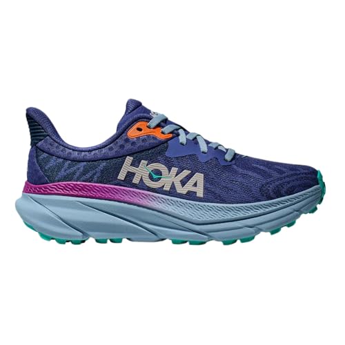 Hoka Women's Challenger 7 Sneaker, Evening Sky/Drizzle, 7.5 Wide - Image 1