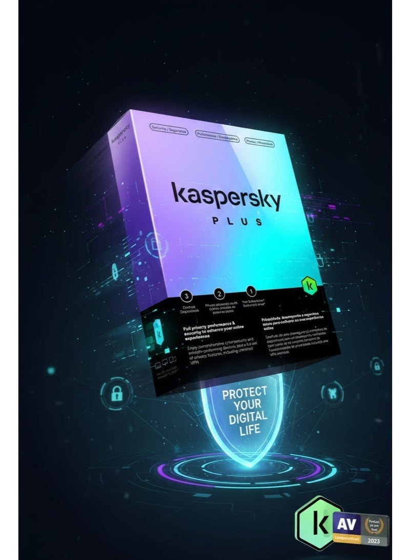 كاسبرسكي برنامج Kaspersky Plus Internet Security لثلاثة أجهزة (إصدار 2025) - Image 2