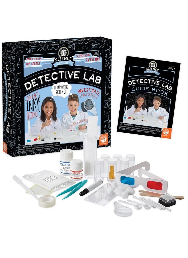 Mindware - MindWare Science Academy Detective lab - Science Kits for Kids Age 8-12 - Kids Detective Kit Complete with 7 Forensics and Crime-Scene Investigations - Ages 8 and Up - Image 1