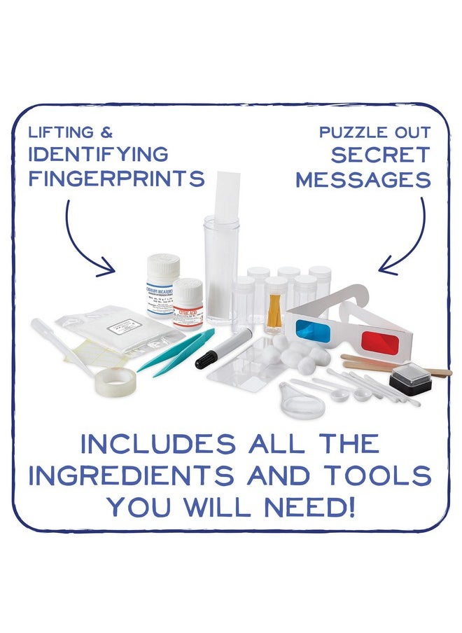 Mindware - MindWare Science Academy Detective lab - Science Kits for Kids Age 8-12 - Kids Detective Kit Complete with 7 Forensics and Crime-Scene Investigations - Ages 8 and Up - Image 1