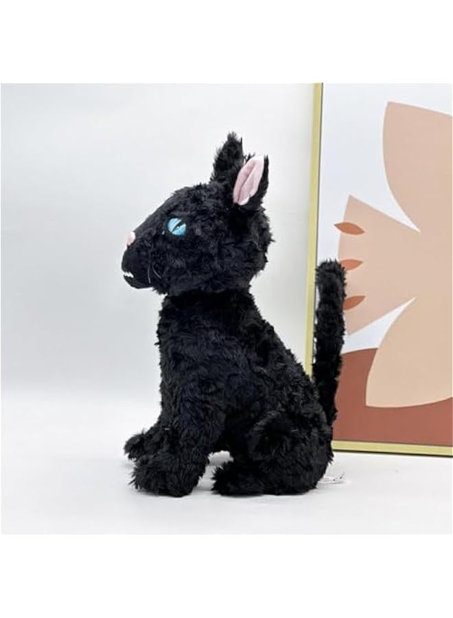 11.8 inches Coraliness Cat Plushies, The Cat Monster Stuffed Animal Pillow Doll Toy, Black Cat Plush Gift for Fans Boys and Girls - Image 4