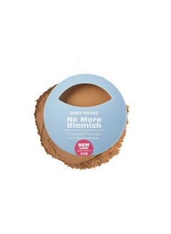 No More Blemish Face Powder With Salicylic Acid Korean Makeup Matte Finish Full Coverage Pressed Powder (Cafe Caramel)