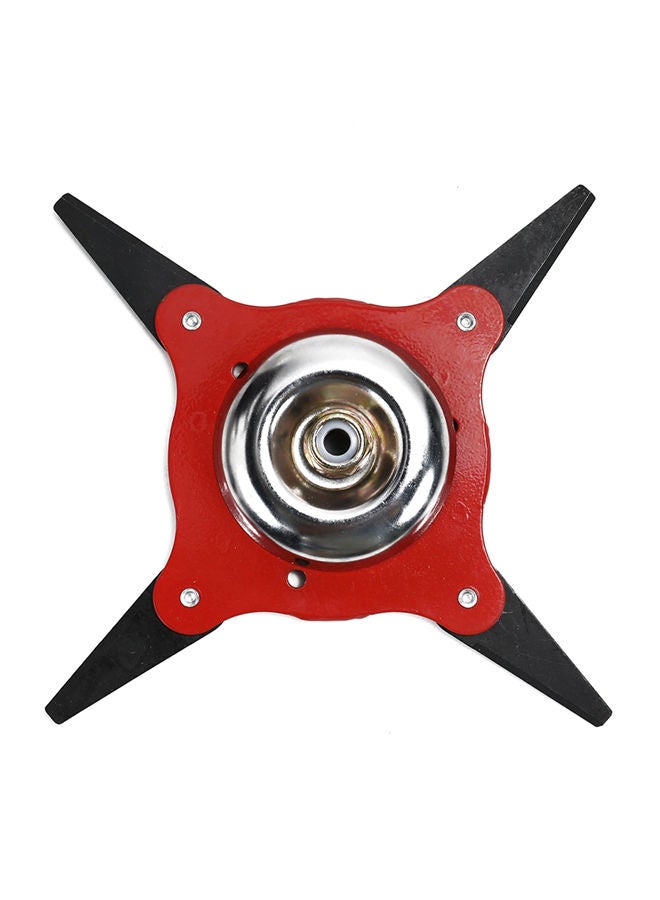NIBEMINENT 180-Degree Rotatable Lawn Mower Blade Cutter Red/Black 22.3cm - Image 1