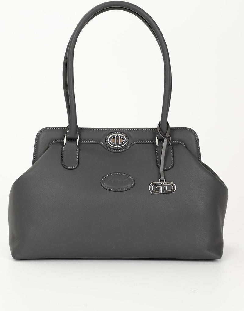 Gönderi(r) Gon Platinum Genuine Leather Large Size Women's Shoulder and Handbag B8397  - Image 2