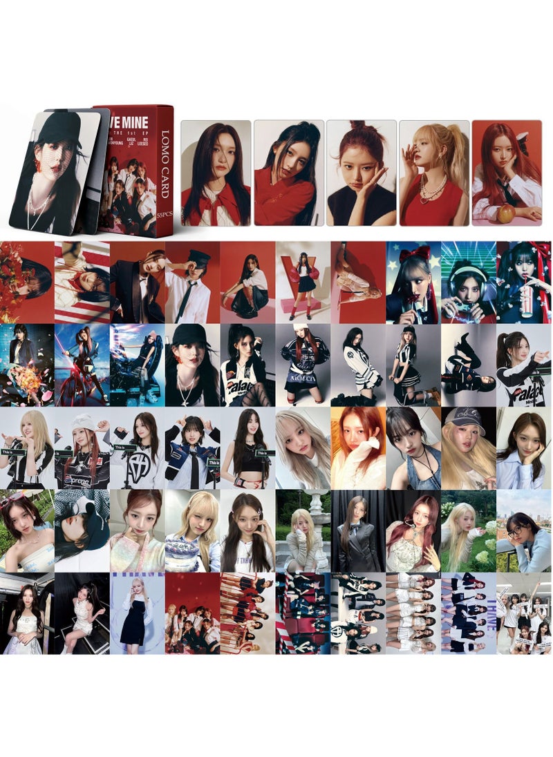Generic - IVE I’VE MINE An YuJin GAEUL Jang Won Young LIZ Lomo Card 55pcs - Image 1