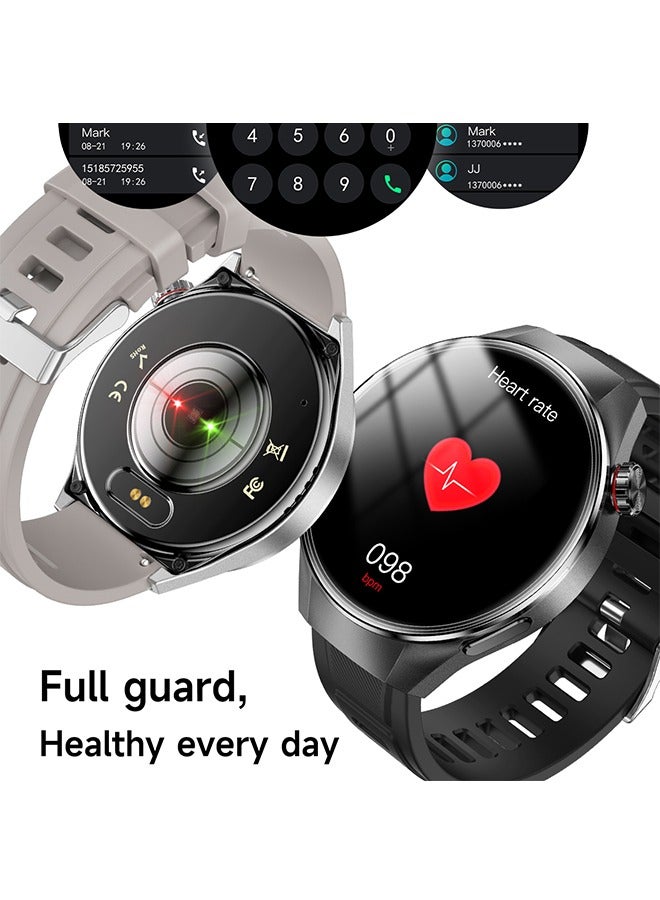 RollsTimi  Men's Smart Watch, 1.75-Inch AMOLED HD Screen, Support Bluetooth Calls, Activity Tracking, Heart Rate Monitoring, Smart Sports Watch, G5PLUS Silver - Image 5
