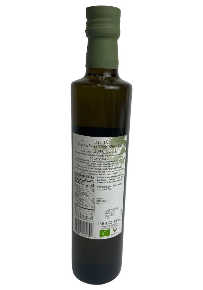 Planeta Organic Extra Virgin Olive Oil D.O.P Val Di Mazara - Image 3