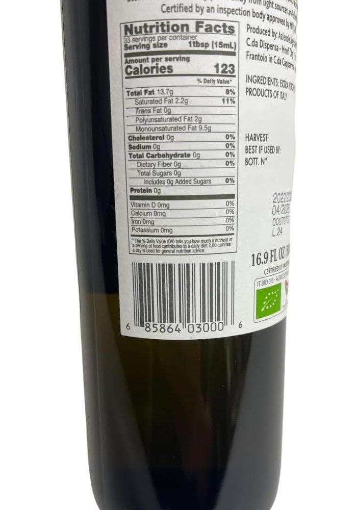 Planeta Organic Extra Virgin Olive Oil D.O.P Val Di Mazara - Image 2