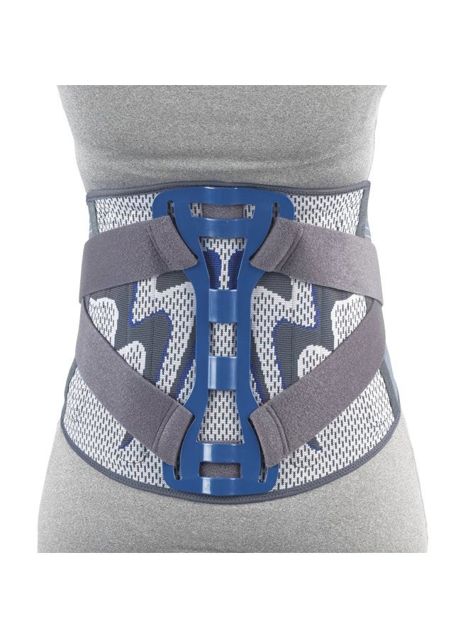 OTC Lumbosacral Back Splint, theratex Spinal Maximum Support, Gray (Rigid Splint), Large - Image 1