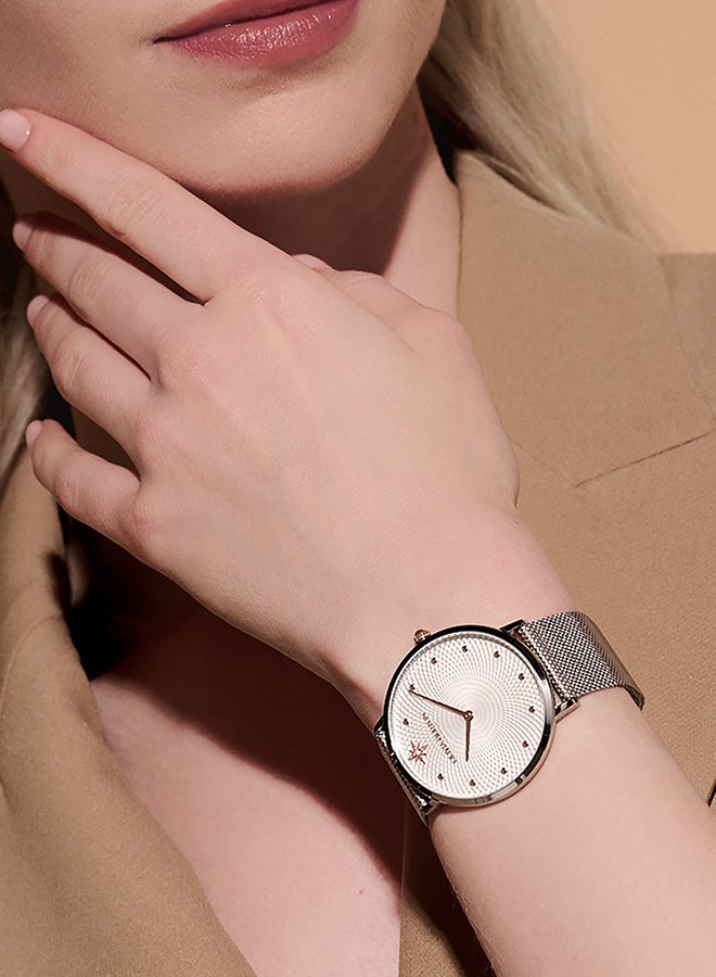 OLIVIA BURTON ROUND ANALOG WOMEN'S WHITE CASE WATCH - 24000023 - Image 3