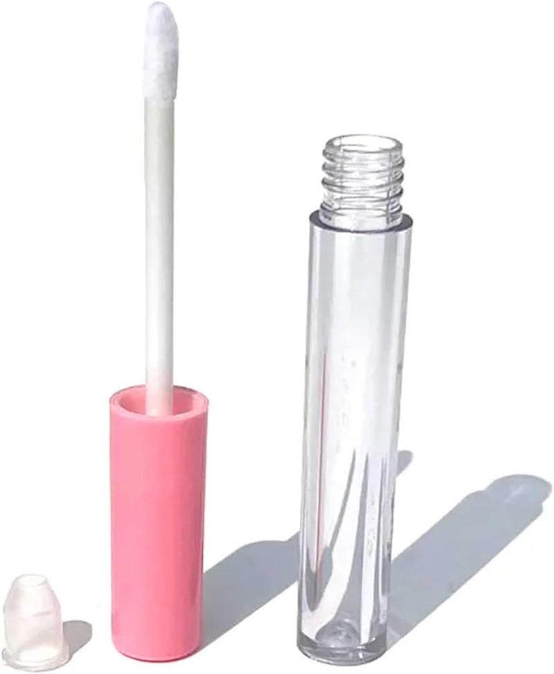 Lipstick Tube 20PCS 2.5ML Empty Lip Gloss Tube Cosmetic Mini Containers Brush Tip Applicator Wand For DIY Beauty Makers, Salons & Personal Use(2.5ML Black) - Image 3