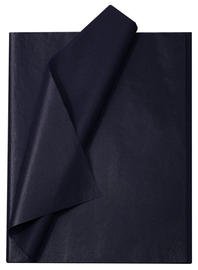 Ueerdand Ueerdand 105 Sheets Black Tissue Paper for Packaging Gift Wrapping Craft Papers Bulk for DIY Artworks Flower Decoration 12 x 20 Inches - Image 1