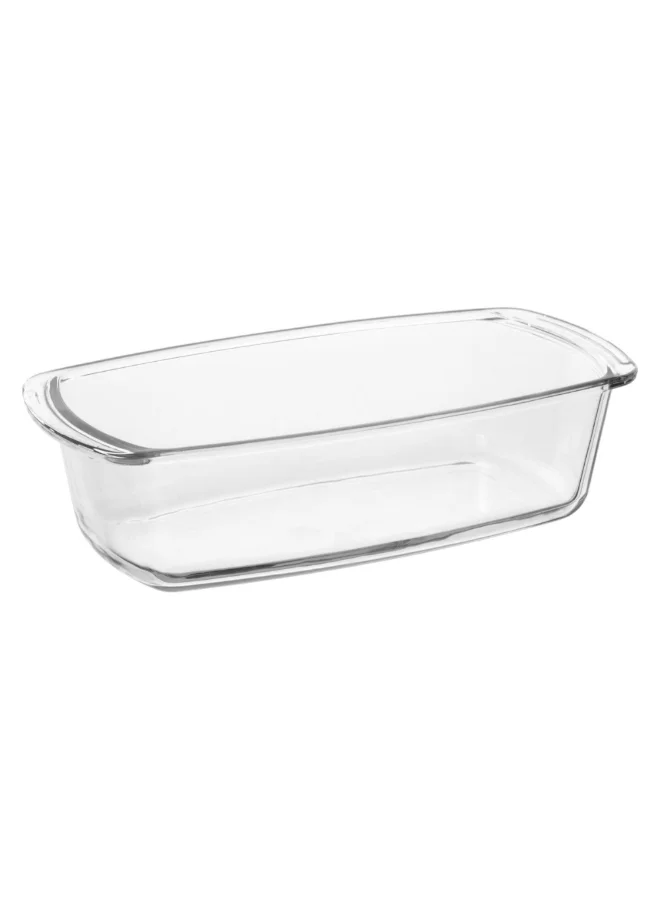 Five Simply Smart KeepEat Borosilicate Glass Baking Dish with Lid Clear and Grey 27 x 14 cm 151117