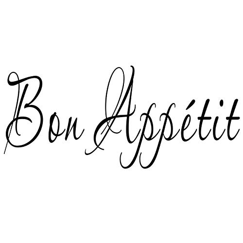 BooDecal Quote Series French Bon Appetit Wall Saying Quotes Vinyl Decals Stickers for Restaurant Kitchen Dining Room Cafe 24 inches x 10 inches - Image 4
