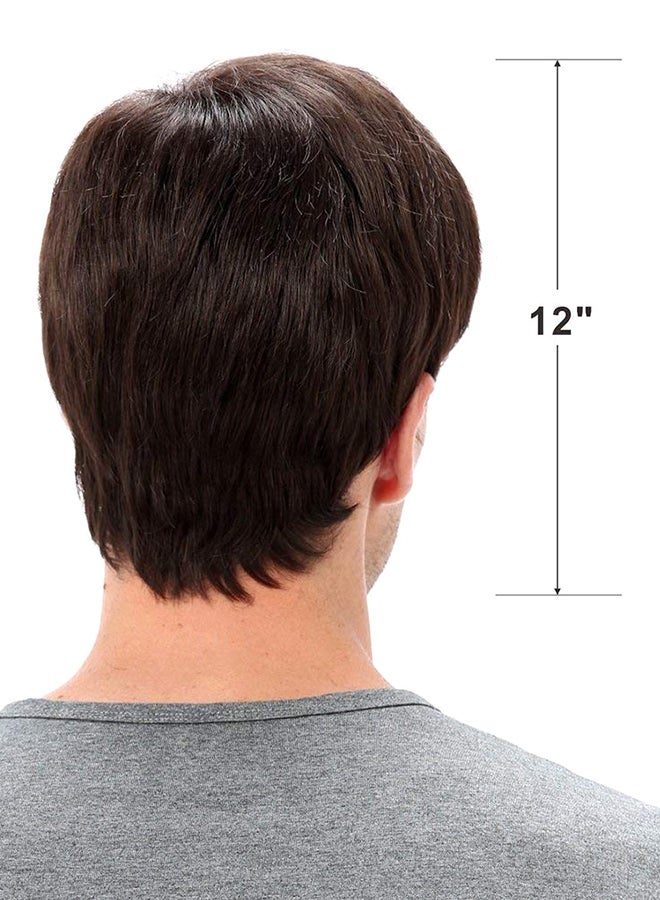 فورين هوليكس شعر مستعار من الألياف الصناعية للرجال بني 12بوصة - Image 2