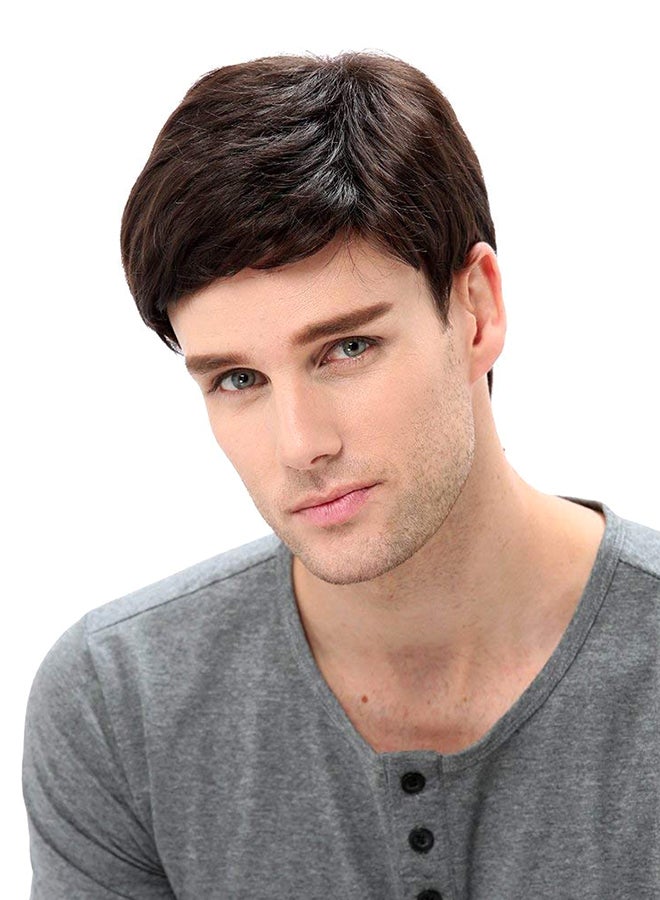 فورين هوليكس شعر مستعار من الألياف الصناعية للرجال بني 12بوصة - Image 1