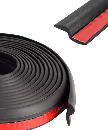 UBOG 13FT Windshield Rubber SealCar Weather StrippingZ Shape Windshield TrimCar Accessories Windshields SealSelf Adhesive Weatherstrip Seals Protector Guard Strip for Cars Window Door Engine Cover - Image 1